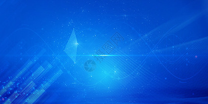 科技安全指紋信息技術(shù)藍色